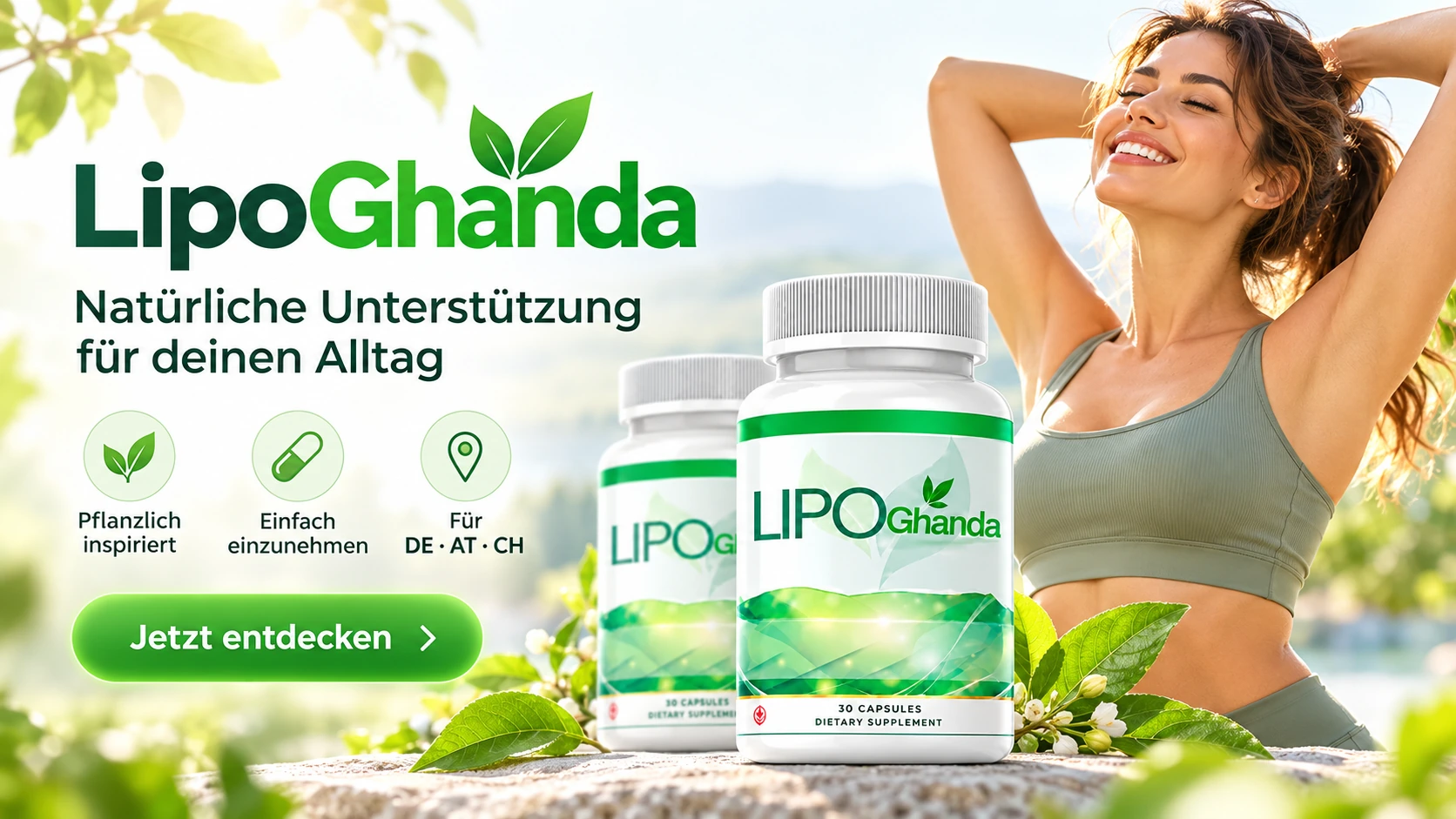 LipoGhanda und Wohlbefinden – Lifestyle-Banner LipoGhanda und Wohlbefinden – Lifestyle-Banner